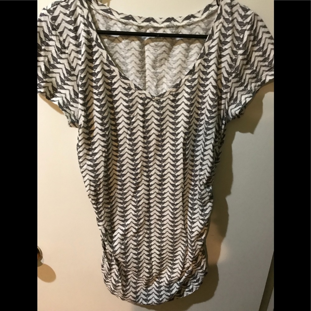 V neck cotton shirt